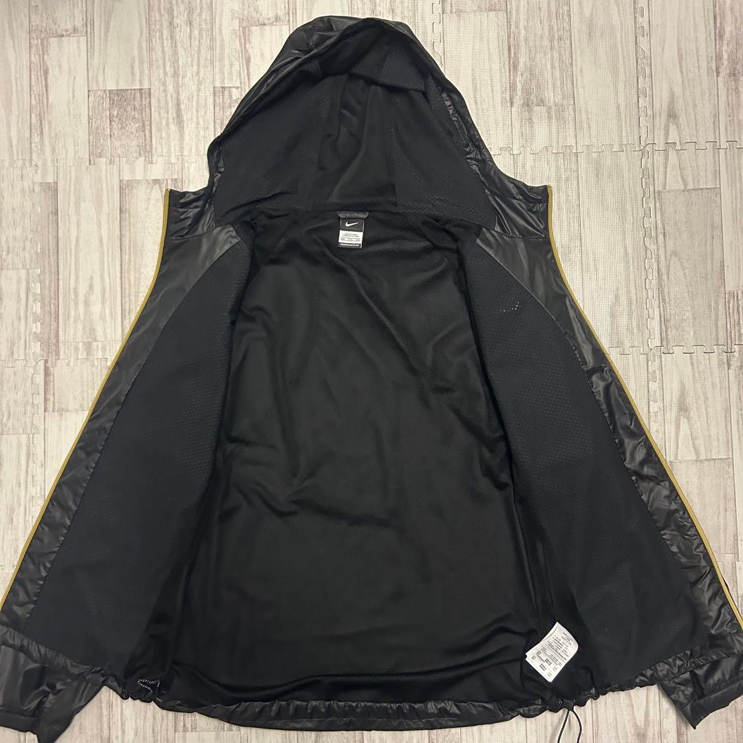 00s NIKE ナイロン 上下 パーカー ジャケット パンツ 刺繍ロゴ XXL