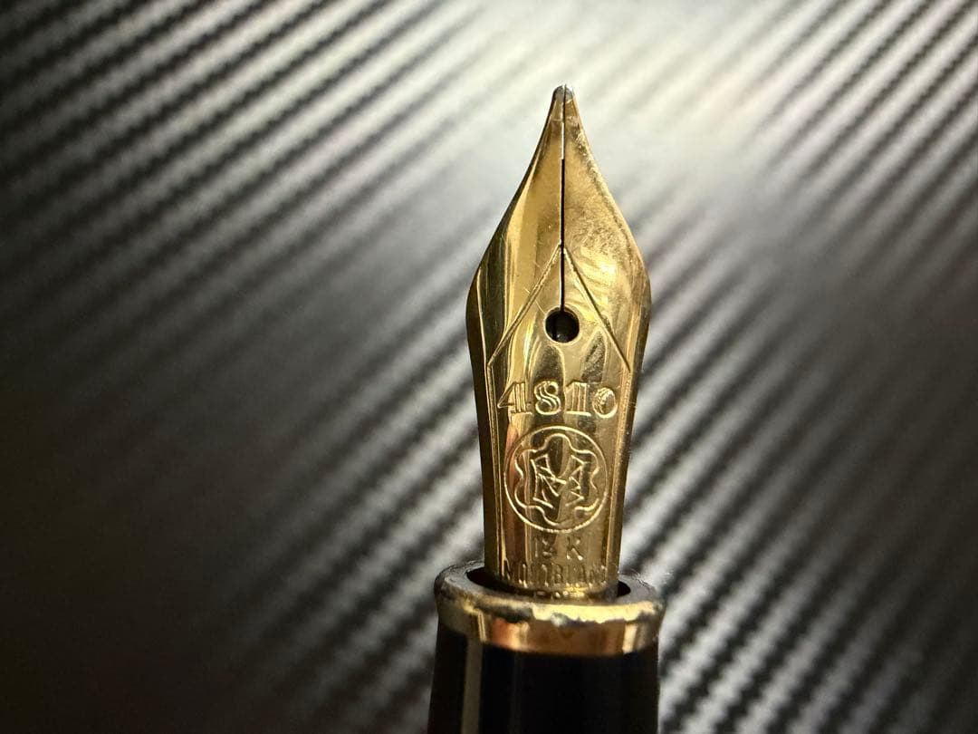 エボナイト芯 モンブラン 144 ブラック 全金 M 中字 万年筆