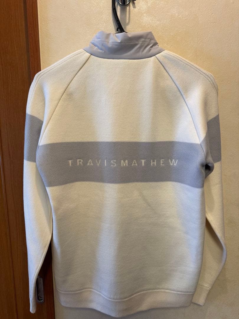 【新品未使用】トラビスマシュー　ゴルフジャケット M グレー/ホワイト