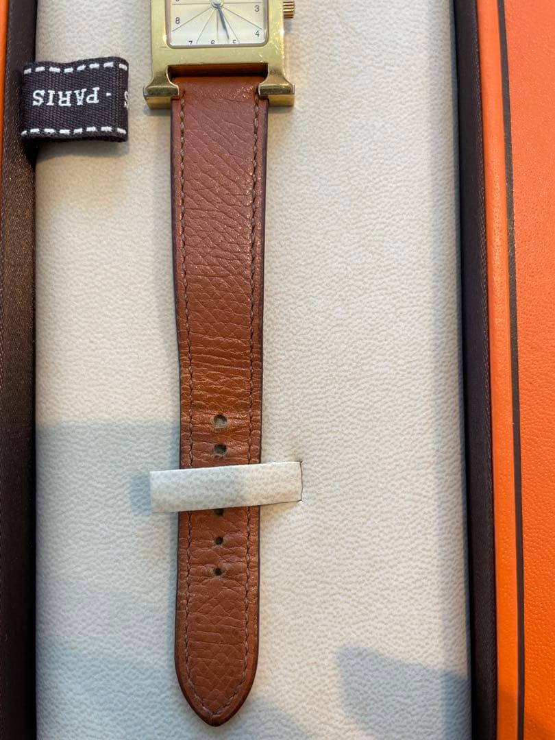 【専用】Ｈウォッチ ゴールド金具 革専用　ベルト レディース腕時計