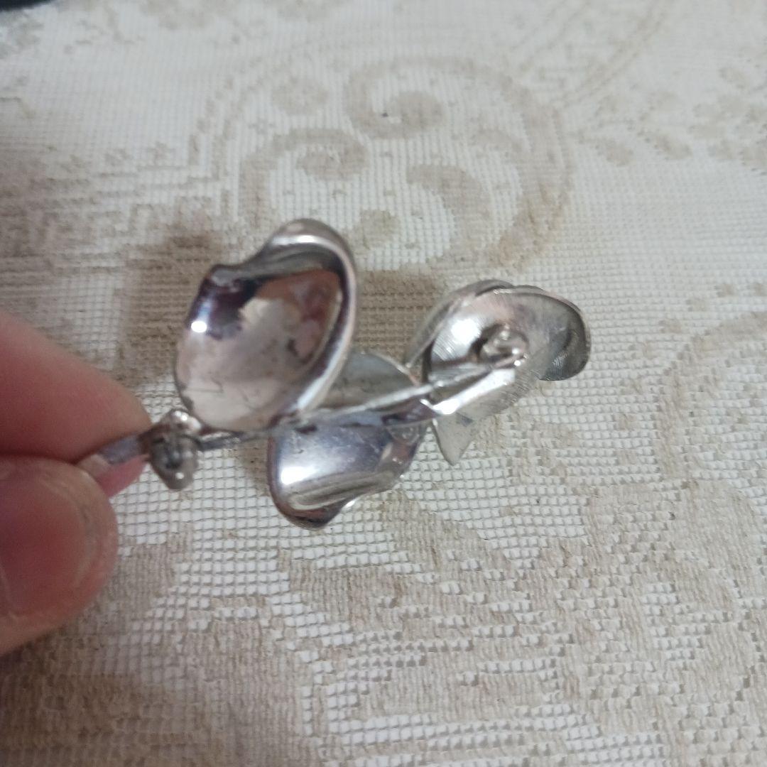 Christian Dior バラ ブローチ S925