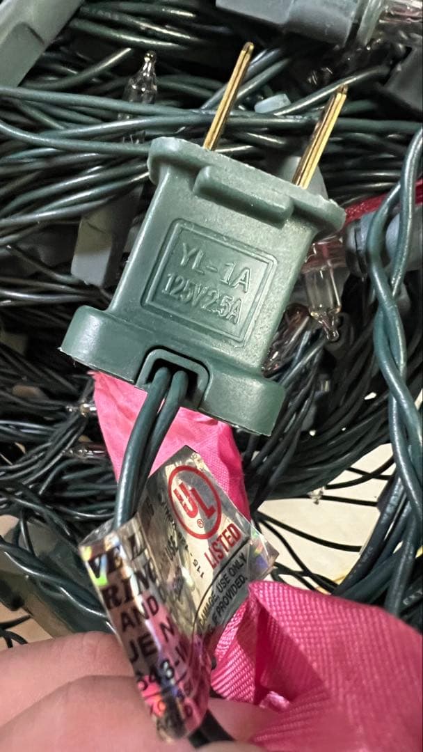 クリスマスツリー電飾、飾り　アメリカ製含む