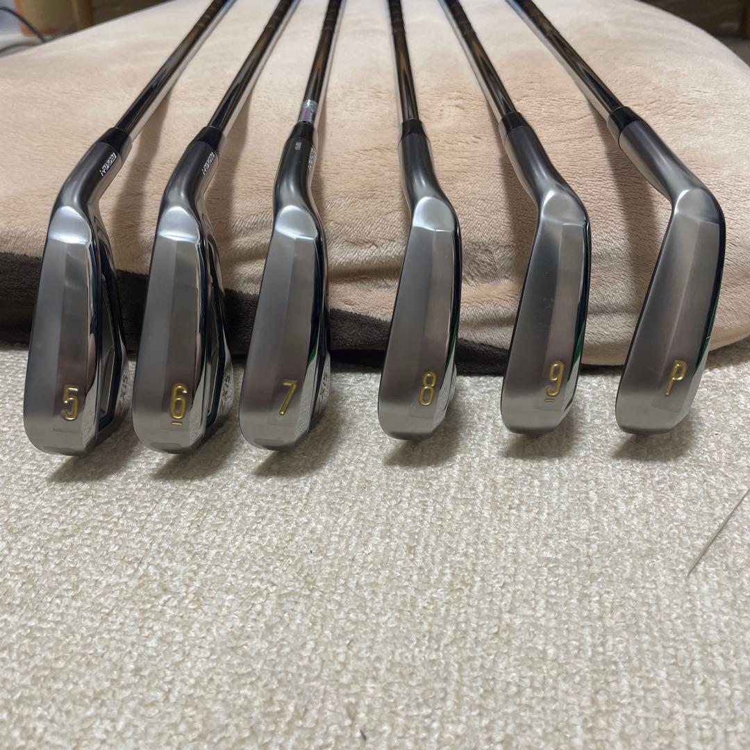 【超美品】スリクソンZXi5 数量限定ブラックモデル5I~Pw6本超限定シャフト