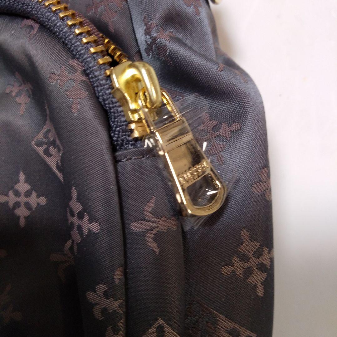 【新品未使用品】russet 2way バック　モノグラム　ダークブラウン