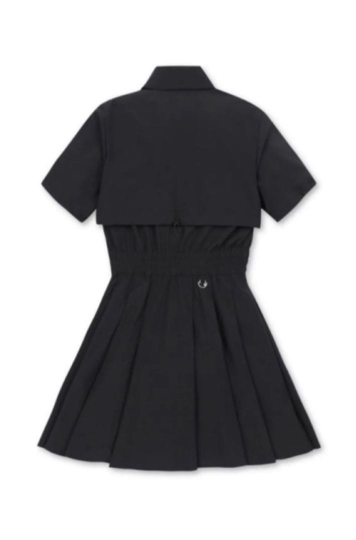 WAAC ワック　ジップアップワンピース　ブラック　XS