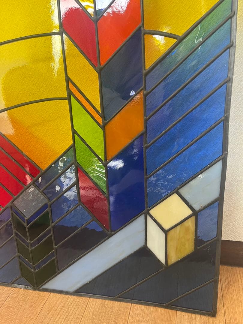 35 ステンドグラス レトロ ステンドガラス 店舗 オブジェ ディスプレイ