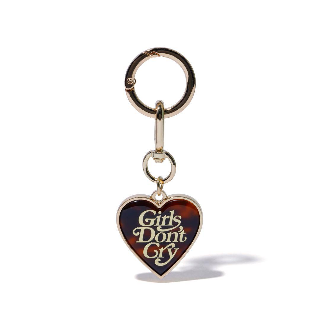【新品未使用】Girls Don't Cry ハート型キーホルダー