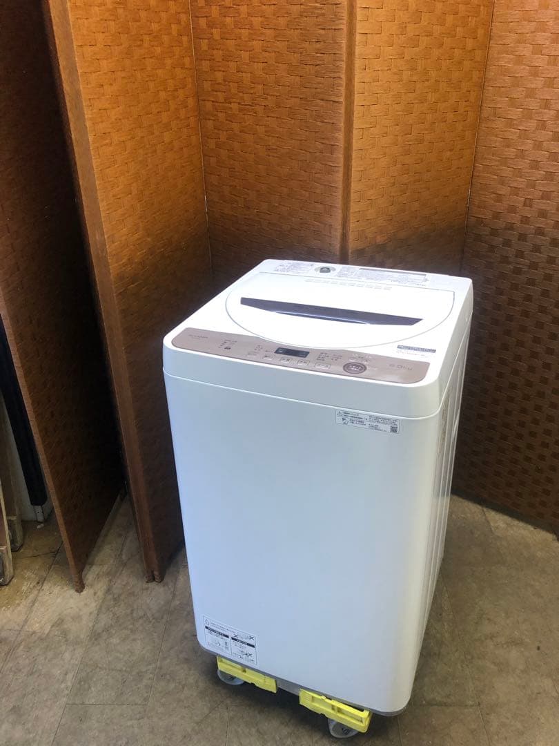 Z026 SHARP 2021年 6￼K 洗濯機 ES-GE6E-T