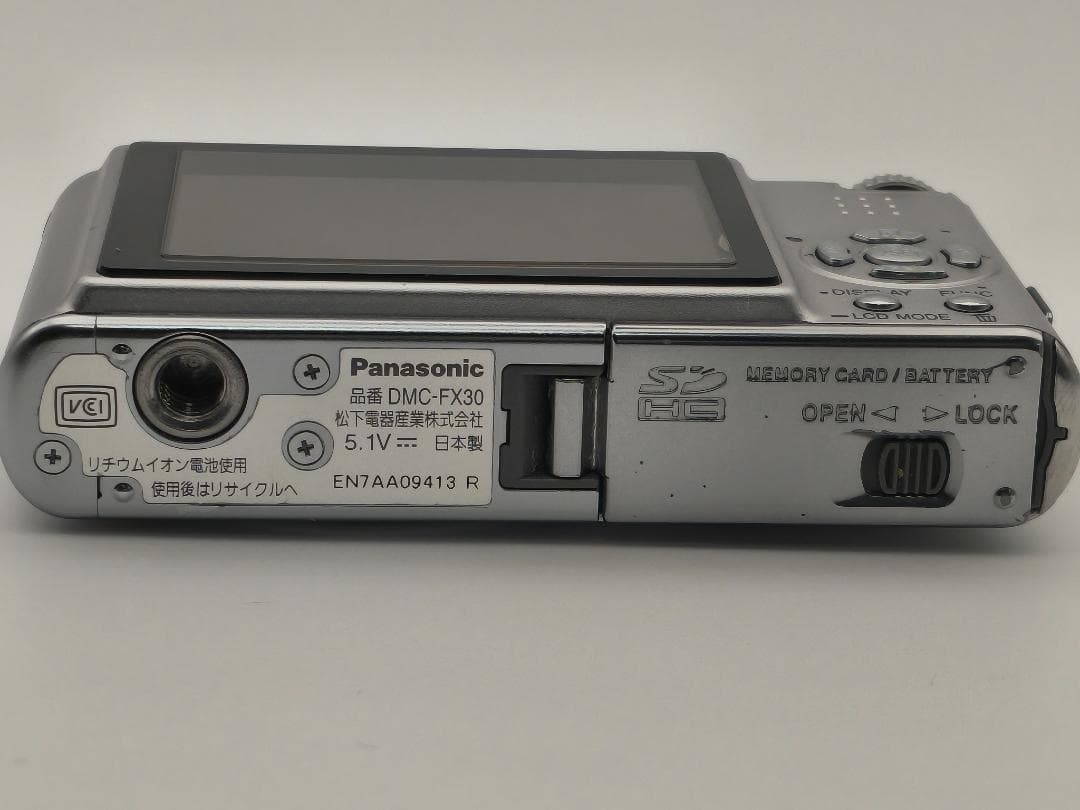【美品・完品】Panasonic LUMIX DMC-FX30 純正電池3個付