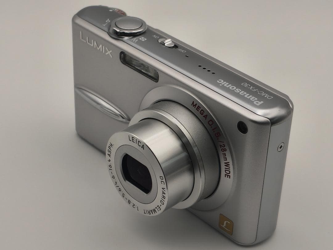 【美品・完品】Panasonic LUMIX DMC-FX30 純正電池3個付