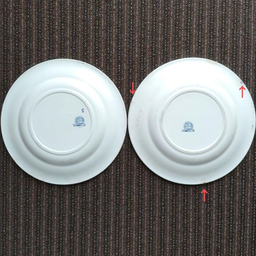 【1920−30年】クレールフォンテーヌ　夏ETE　デザート皿　２枚セット