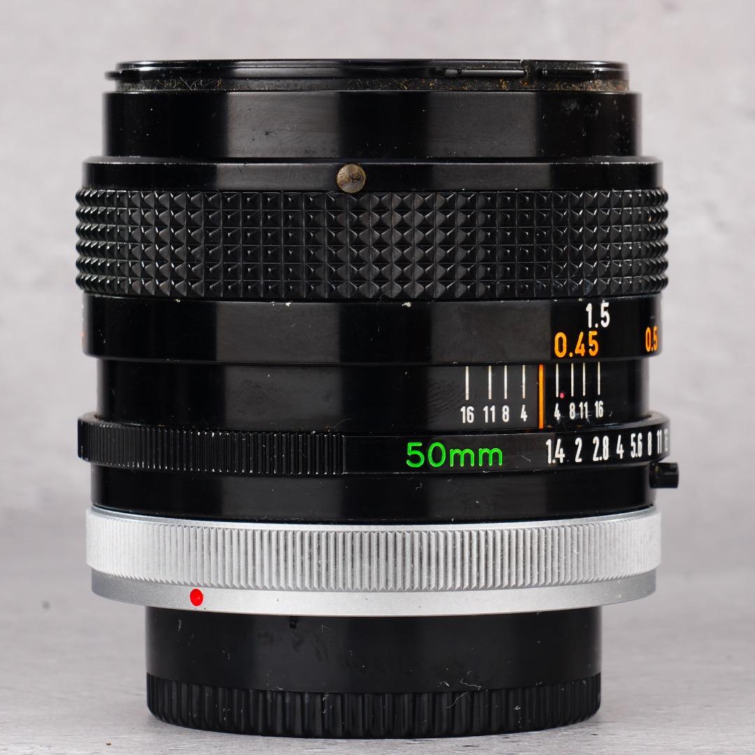 【詳細テスト済】Canon FD 50mm F1.4 S.S.C 558