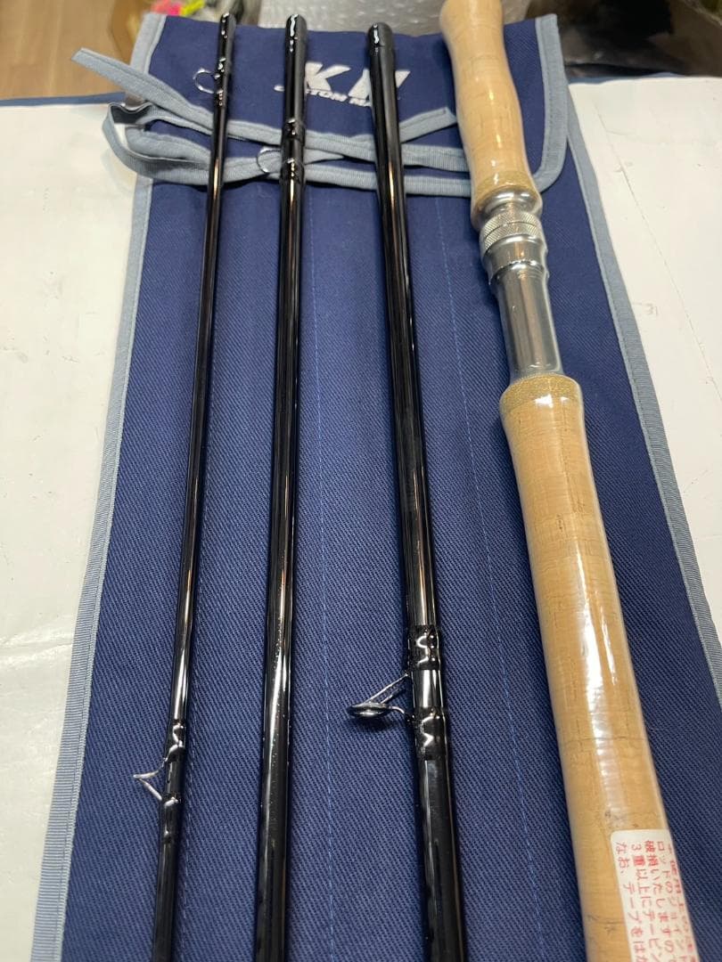 KⅡ猫王14.8ｆｔ　9/10　フライフィッシング　フライロッド　フライリール