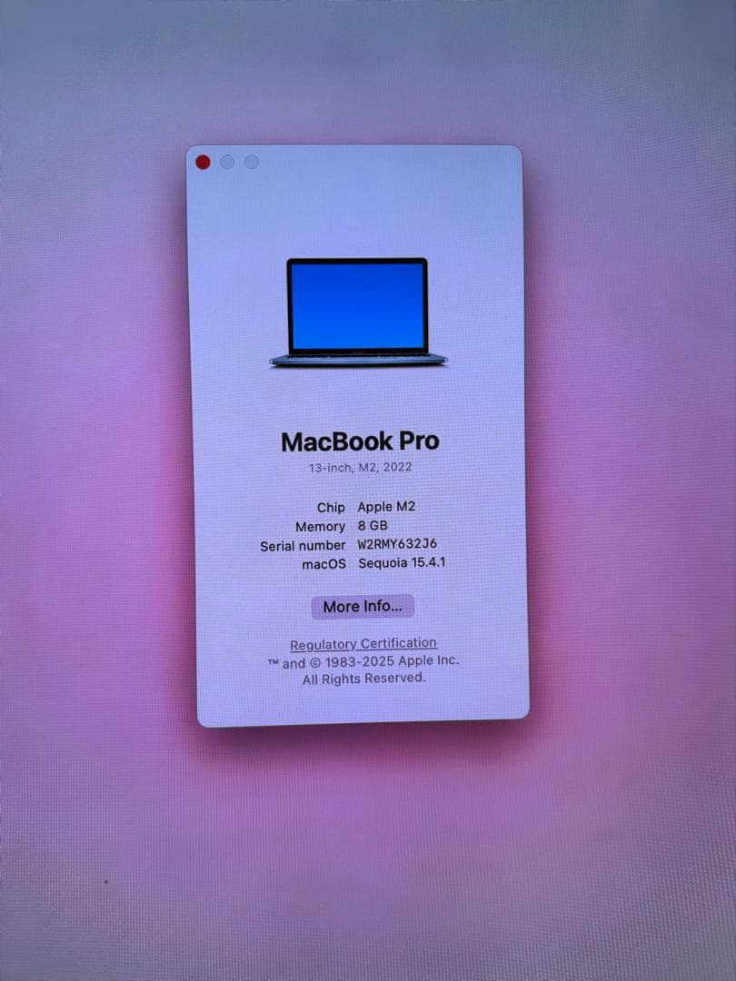 「ジャンク」 MacBook Pro 2022 m2