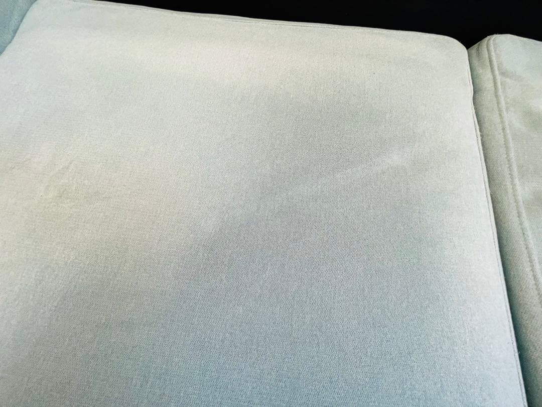 【高野木工】レオソファ2.5人掛け　ライトブルー