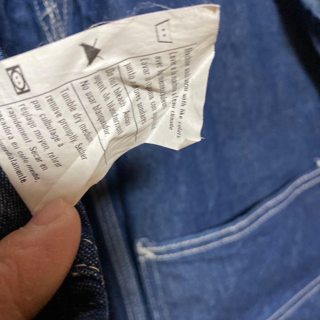 【Carhartt 】オーバーオールデニムW34xL32