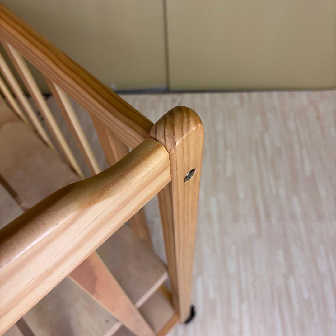 ☆除菌清掃済☆　☆美品☆　大和屋　ハイタイプ　すのこ床板　フロール　ナチュラル