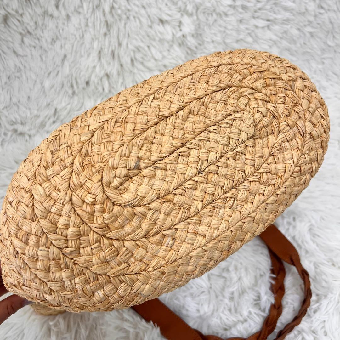 美品！HELEN KAMINSKI かごバッグ 大容量 ベージュ