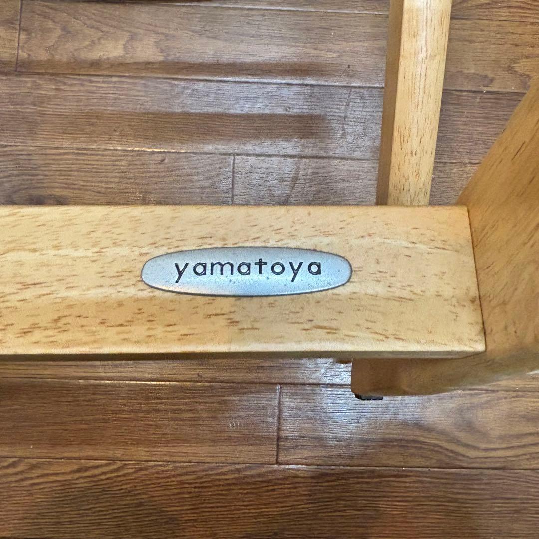 ☆超美品☆【大和屋】すくすくチェアプラス テーブル付き ナチュラル