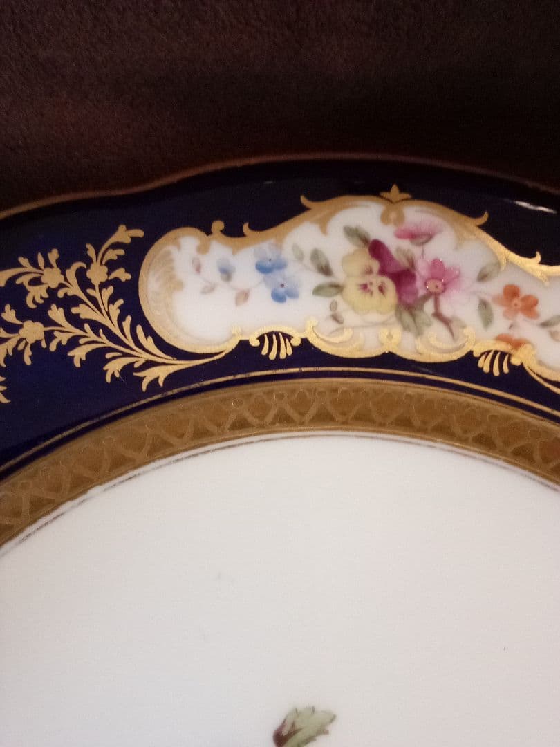 イギリス コ—ルポート キャビネットプレ—ト ４枚セット