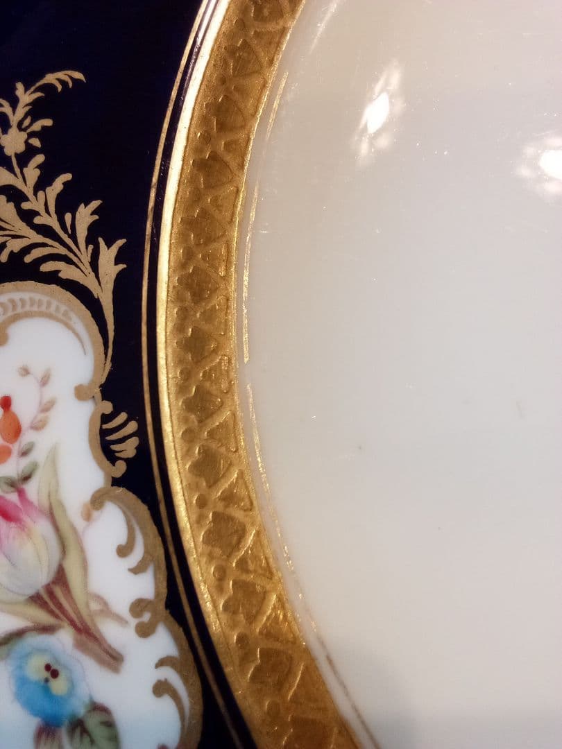 イギリス コ—ルポート キャビネットプレ—ト ４枚セット