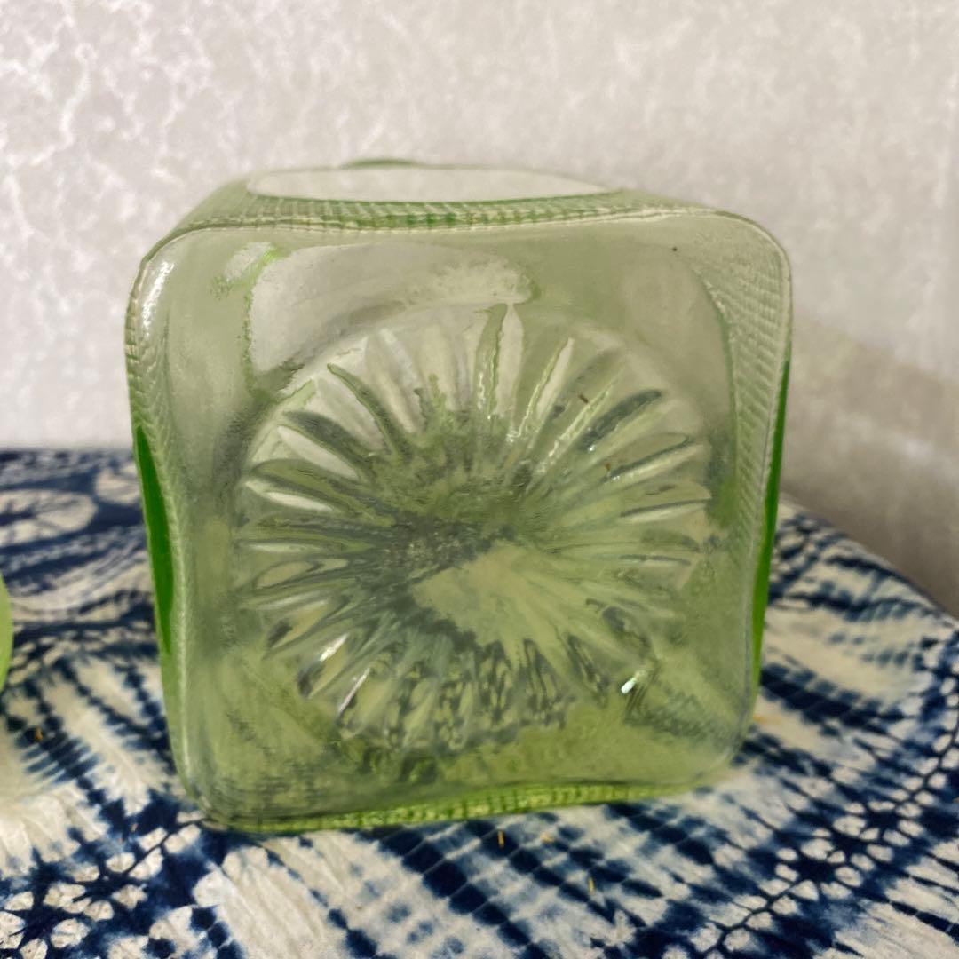 ウランガラス　硝子　瓶　特大