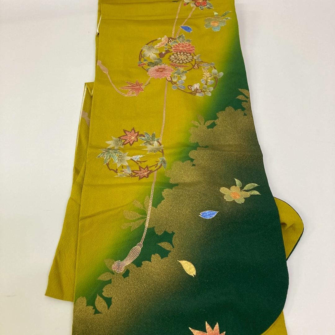 OWL70 振袖 7枚 着物まとめ売り 着用 リメイク 大量セット