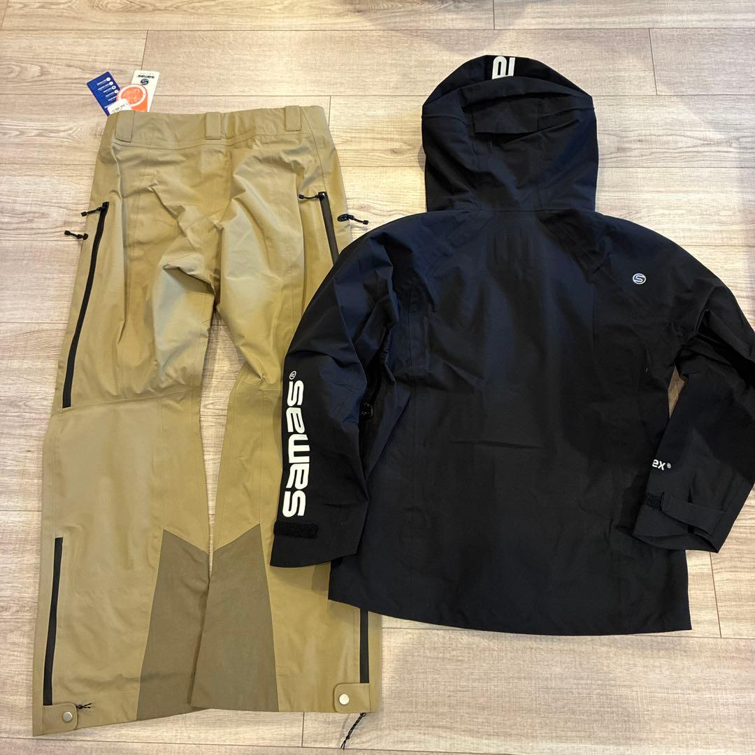 未使用 サマス SAMAS スキースノボウェア 上下セット M防水30,000㎜