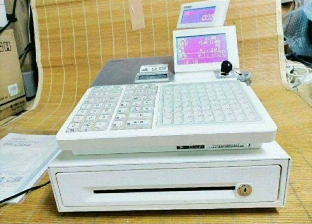 カシオレジスター　SR-C550最新スマホ管理Bluetooth　230300