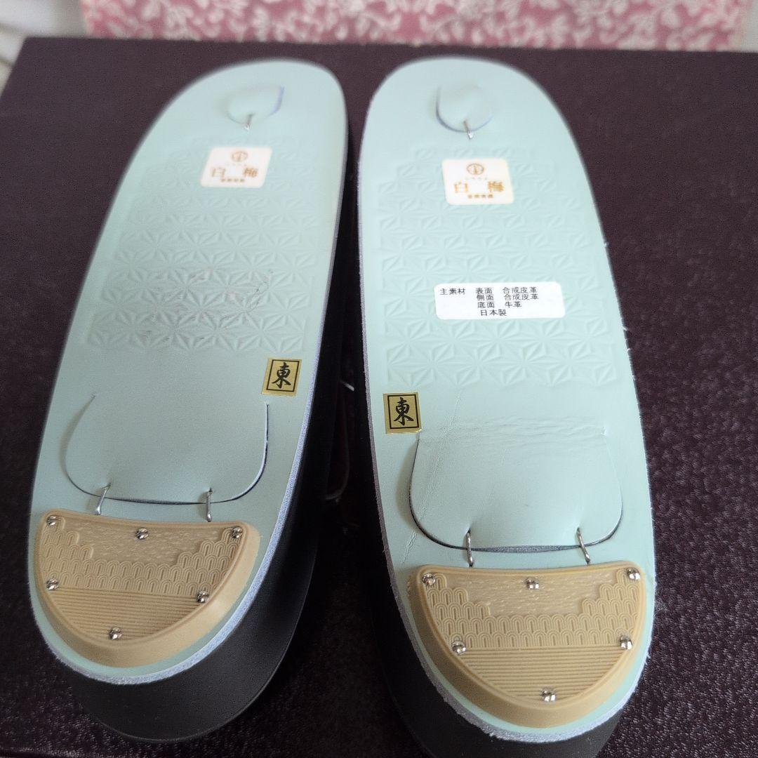 白梅謹製　和装用　利休バック＆草履セット 新品　正絹　箱付
