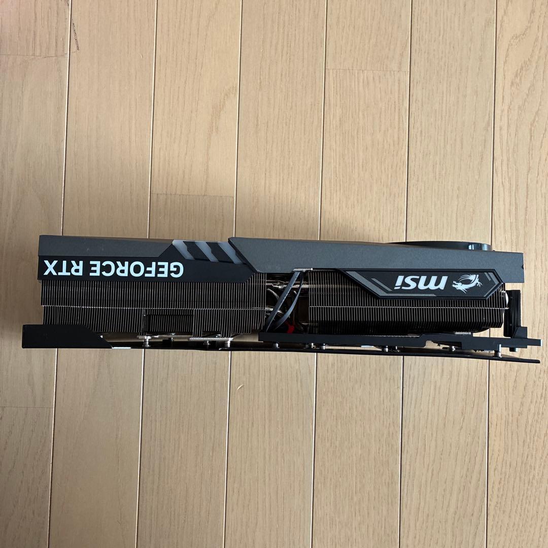 MSI RTX 4090 ヒートシンク　ファン　バックプレート　LED