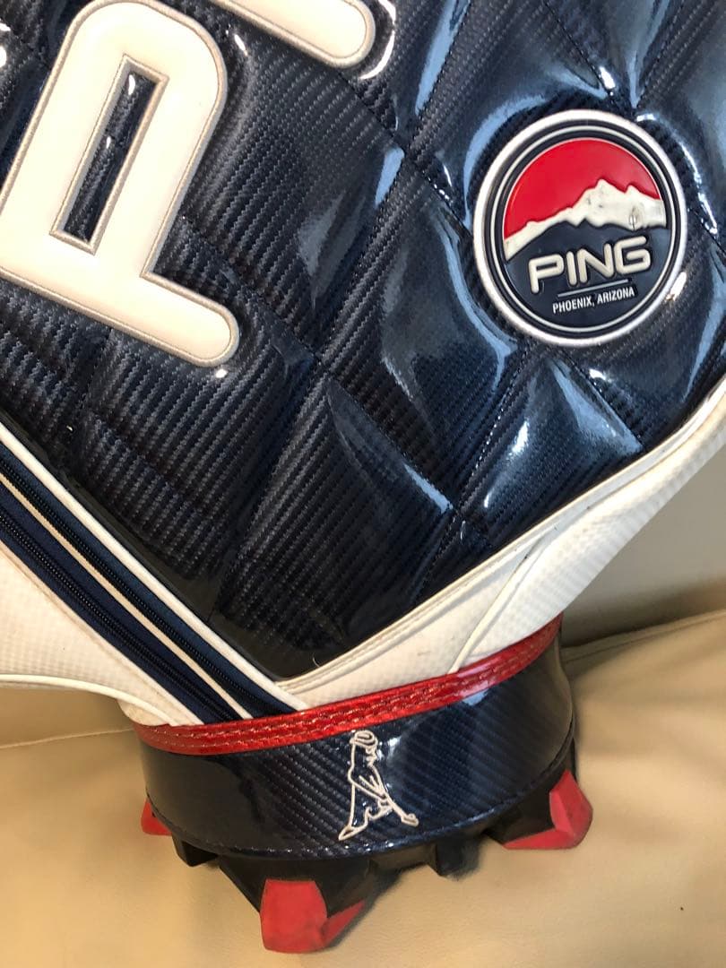 【送料込み】廃盤希少　完売品PING Karsten キャディバッグ　ピン