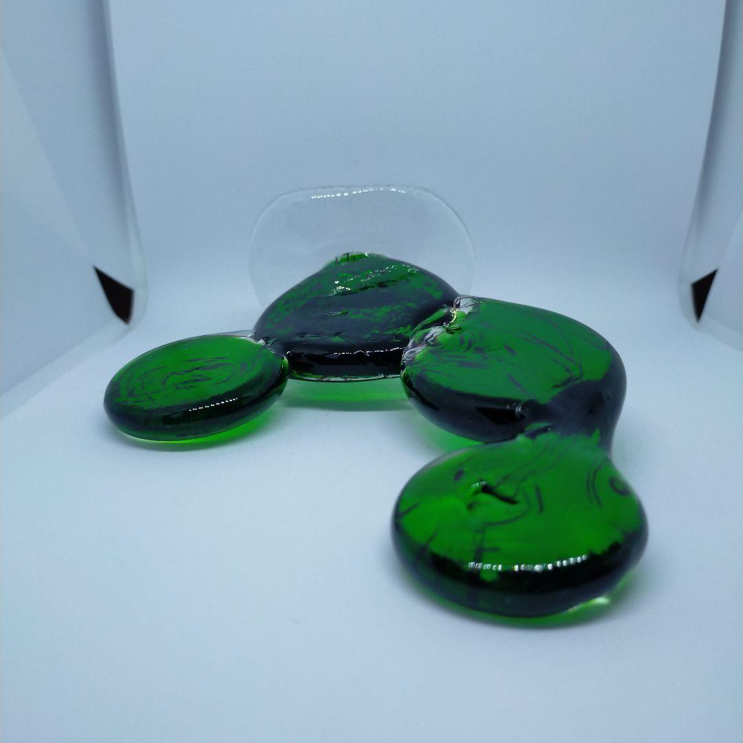 CACTUS GLASS amabro サボテン ガラス オブジェ 3点セット