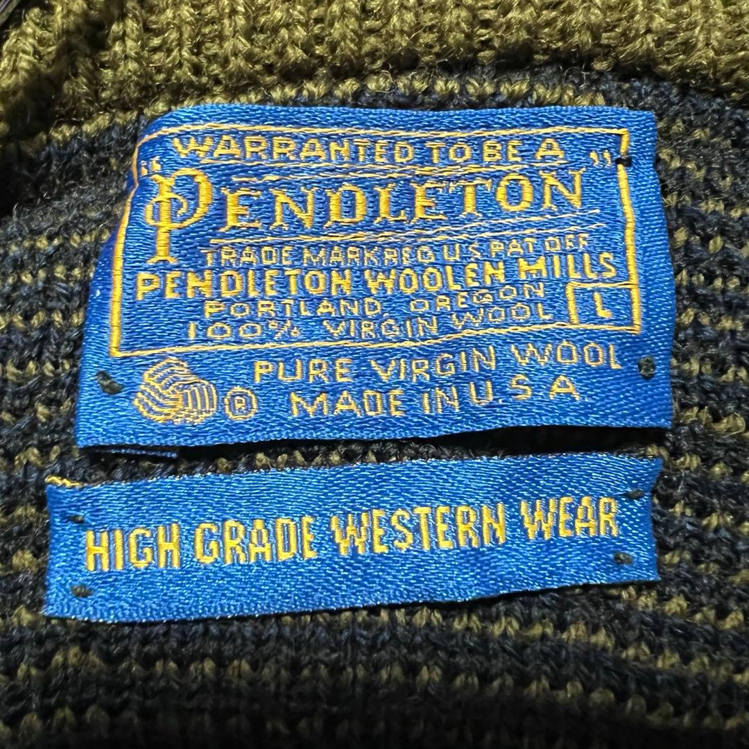 サーファー様 極美品♦️70s/USA製♦️PENDLETON ネイティブ柄 ニット