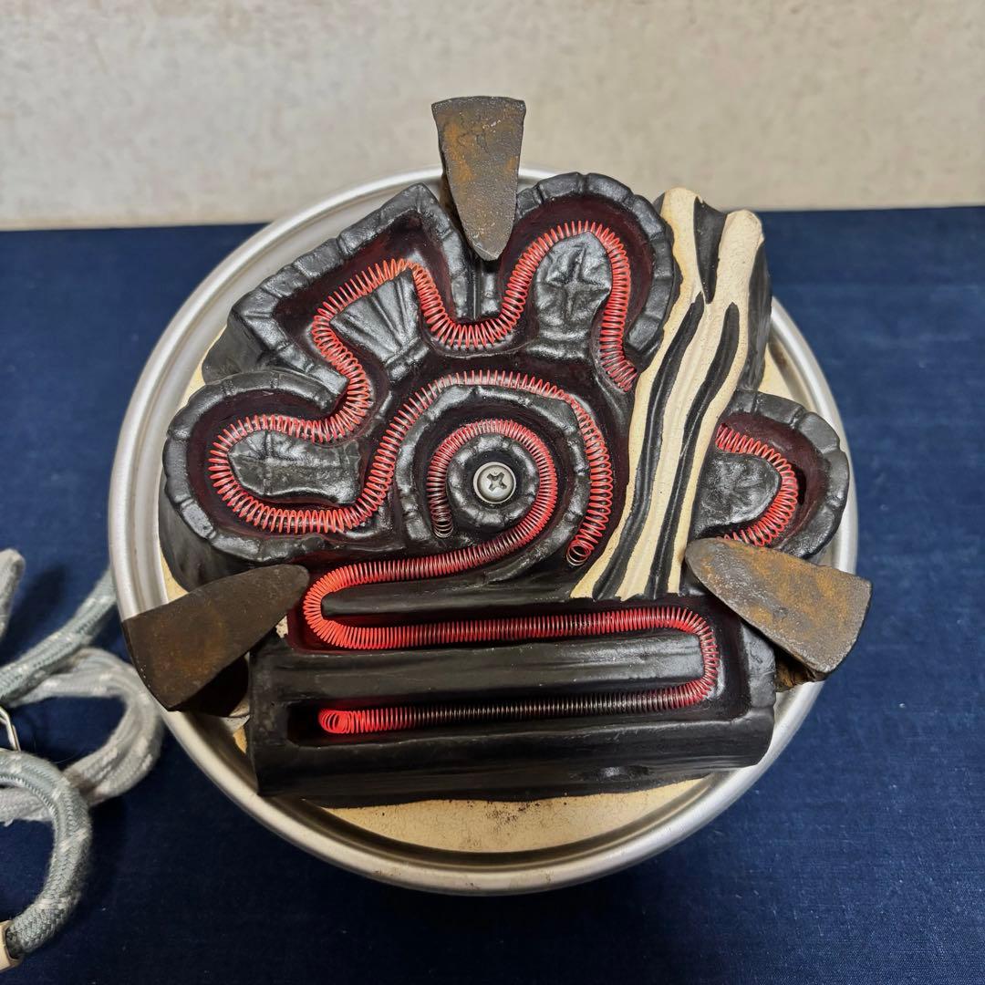 人間国宝敬典造/風炉/茶釜 電熱器/唐銅朝鮮風炉/野々田電熱器/敷板/茶道具