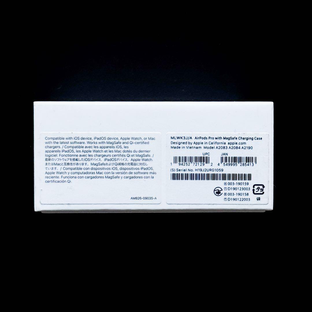 AirPods Pro MagSafe対応モデル MLWK3J/A
