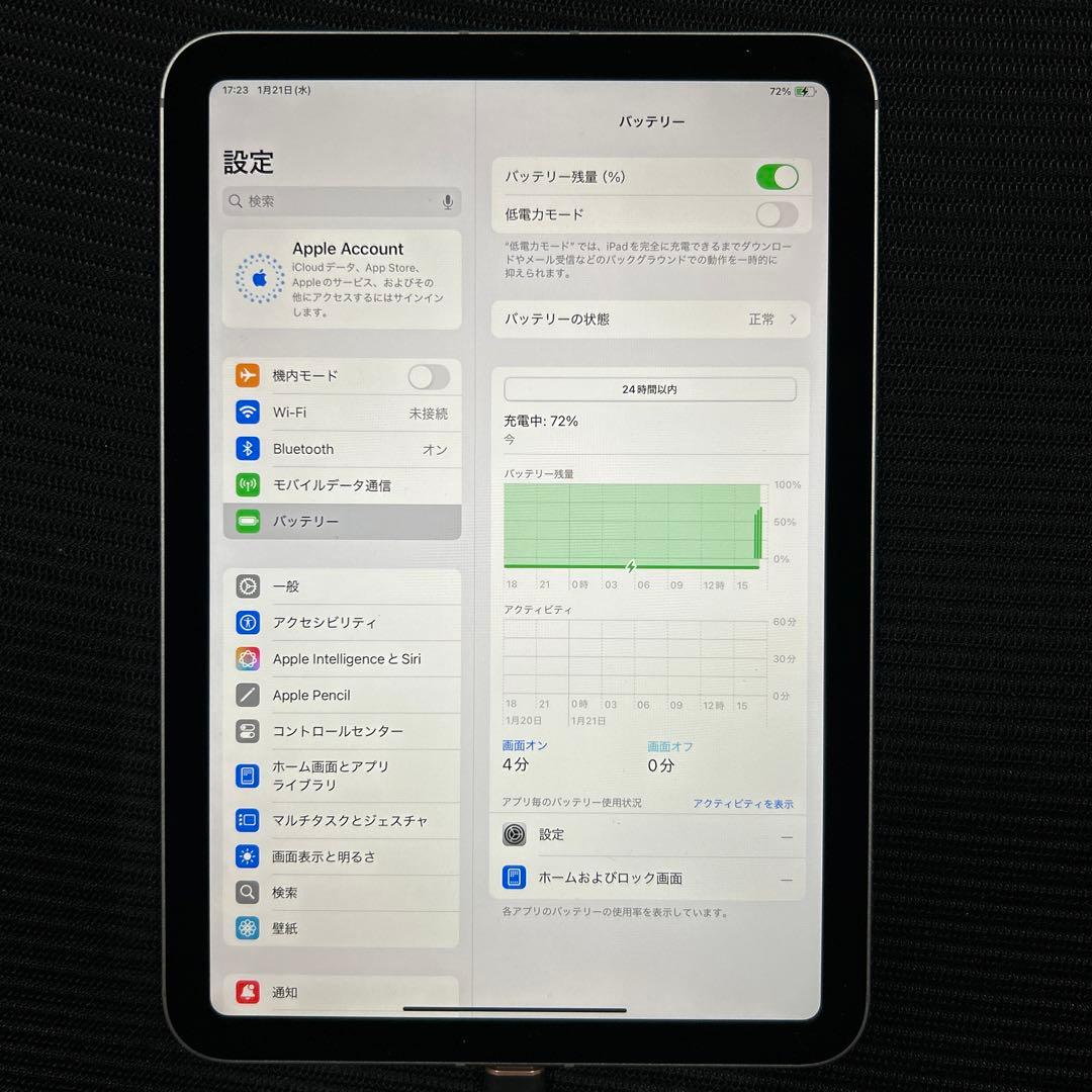 Apple iPad mini(A17 Pro) WIFI+セラルー　256GB
