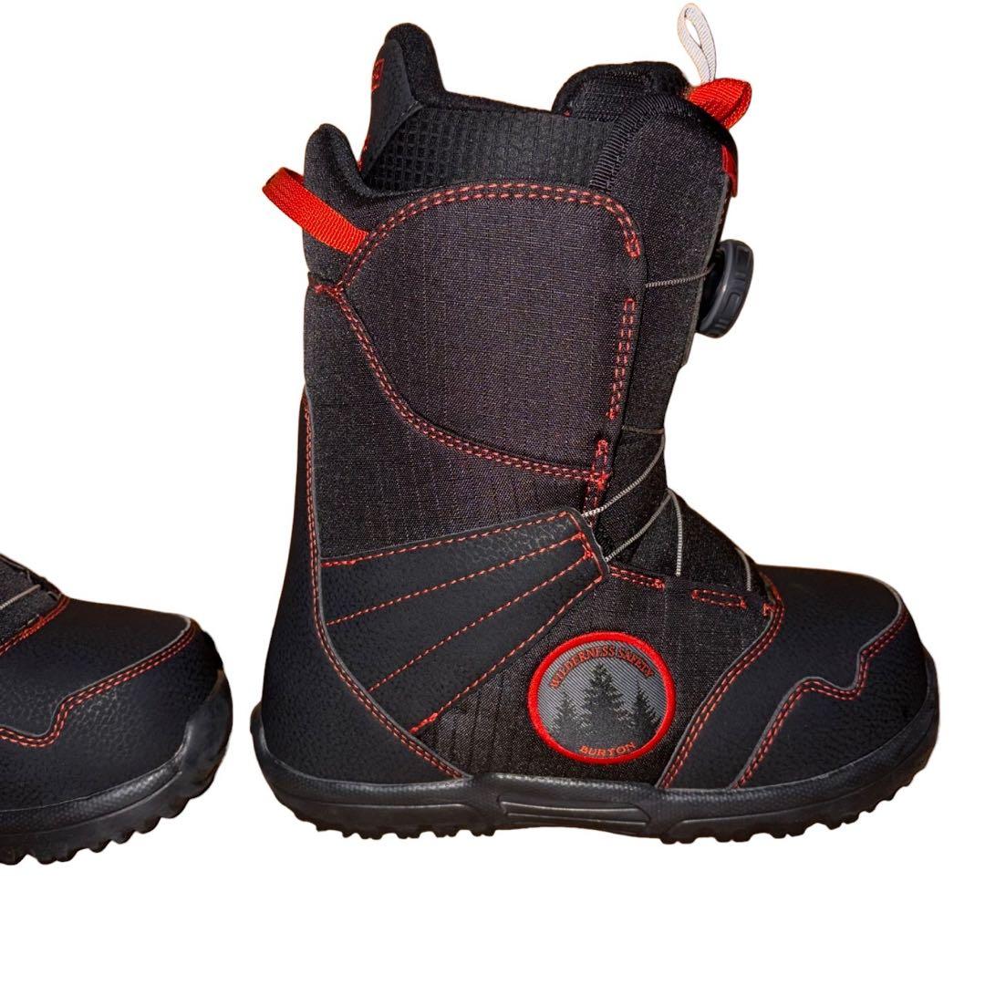 【美品】BURTON ZIPLINE BOA スノボブーツ 23cm 子ども用