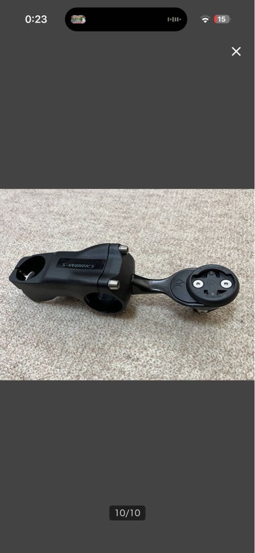 S-WORKS　Tarmac ターマック ステム　70mm　φ31.8　6D