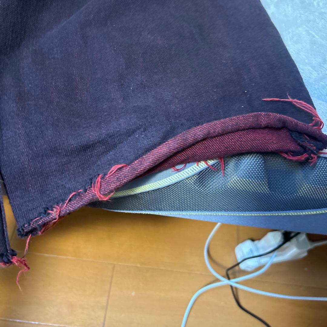 GX1000 紫 パープル バギーデニムパンツ ワイド w36