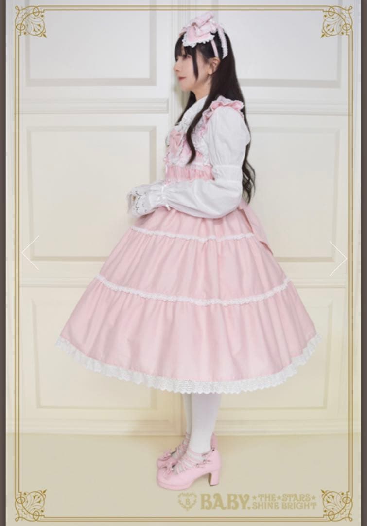 BABY♡シャーリングベビードールジャンパースカート