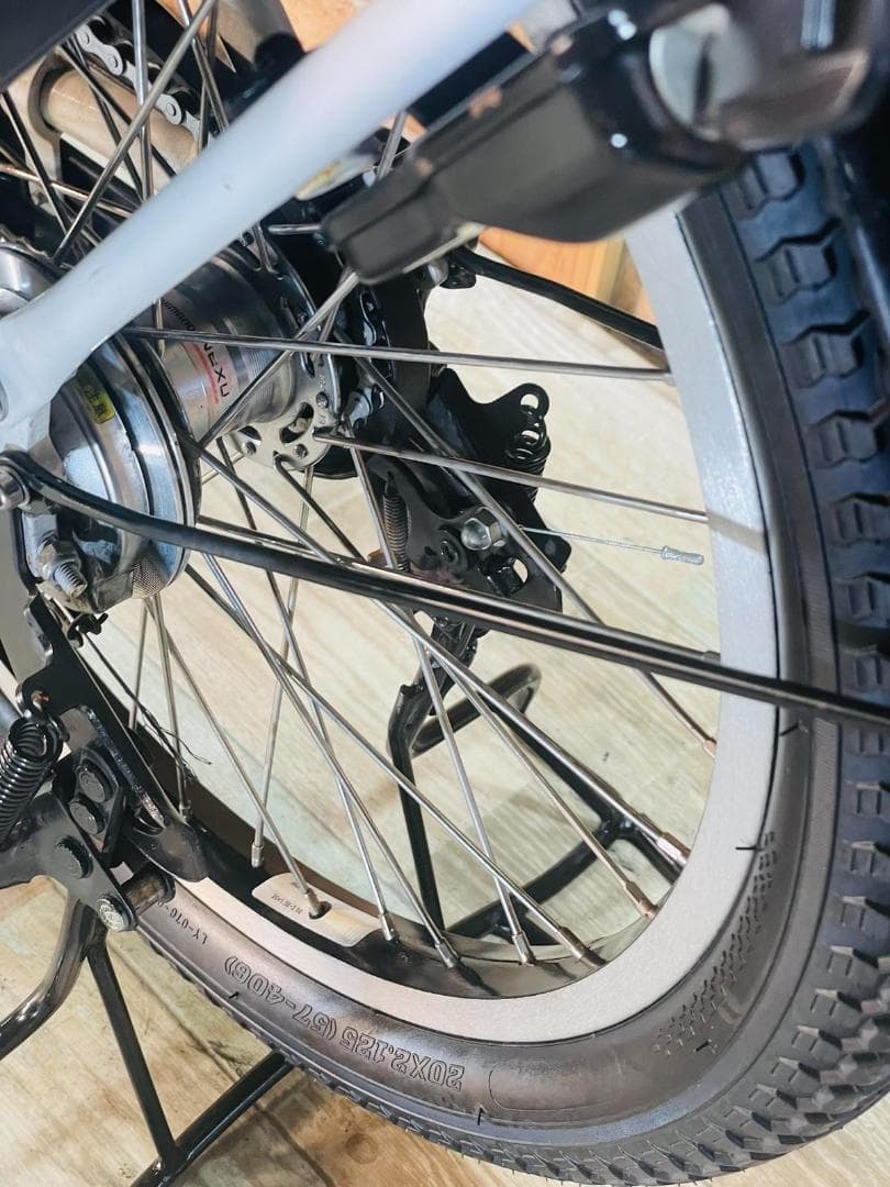 ヤマハ NO 1 ホワイト 大容量 子供乗せ電動アシスト自転車 H1237