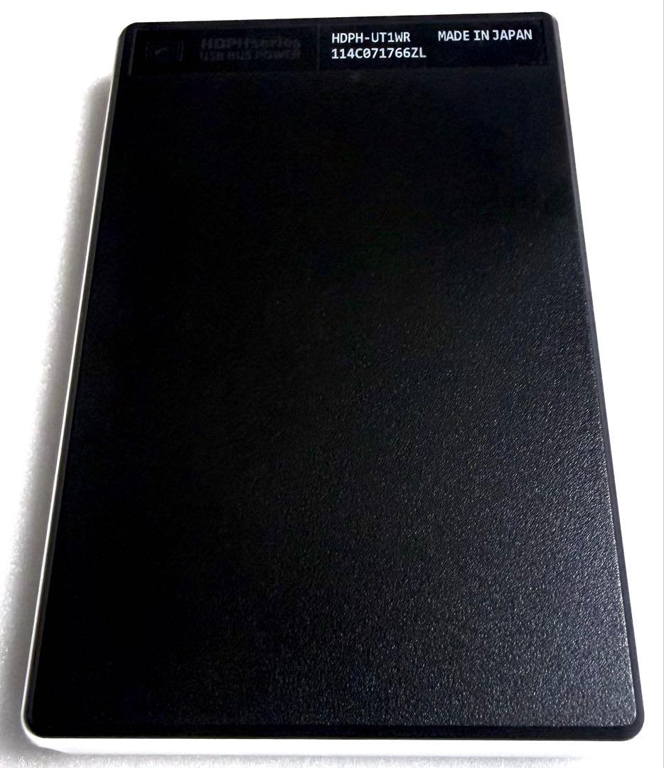 【未使用に近い】◼︎I-O DATA◼︎1TB★薄型ポータブル★外付けハードディスク