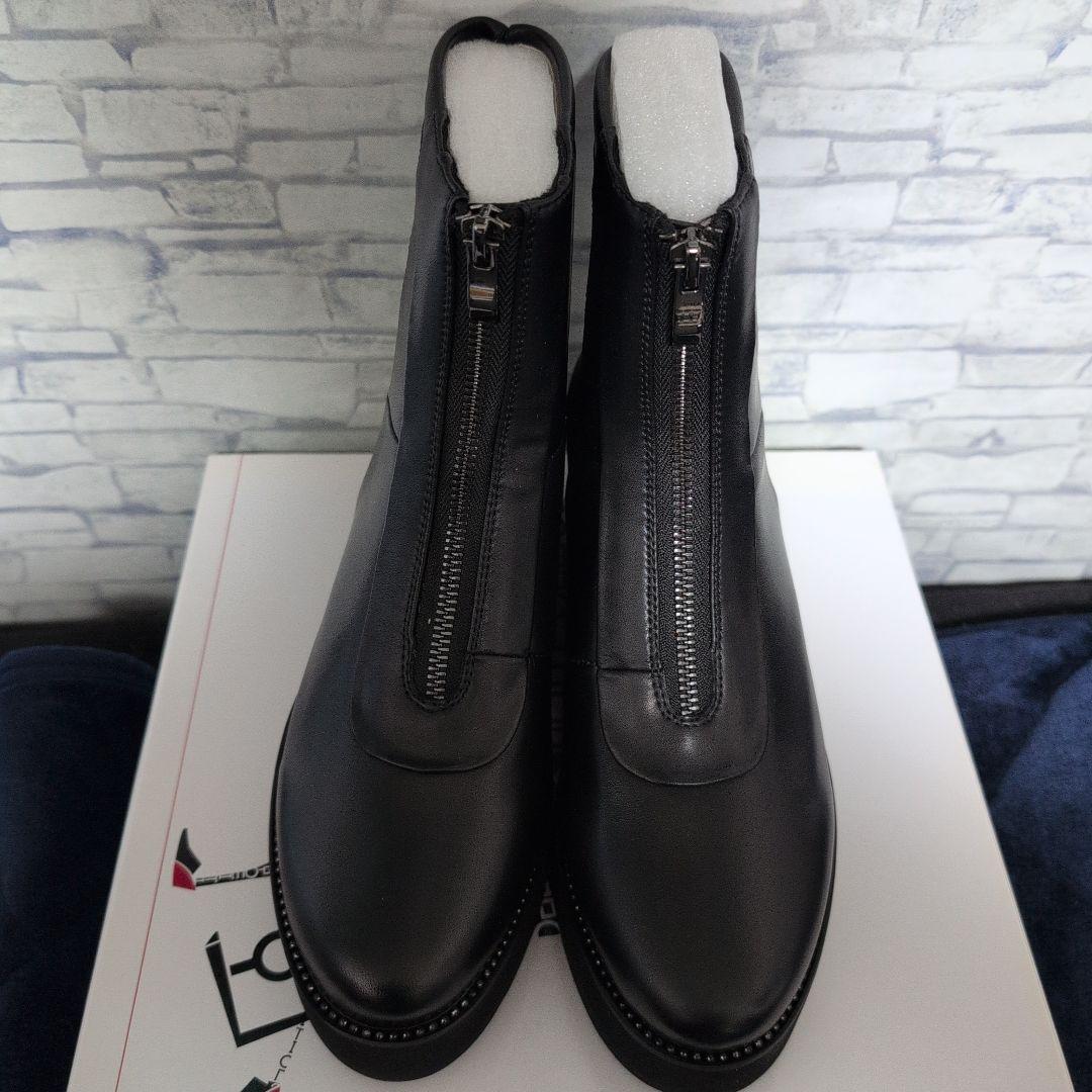 新品　コンポジションナイン フロントジップコンフォートショートブーツ3020