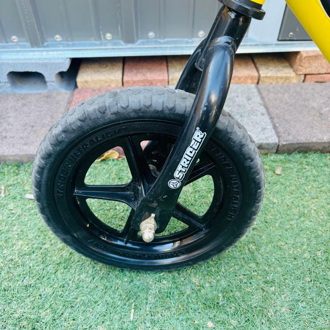 【スタンド付き】STRIDER 12インチ SPORT バランスバイク イエロー