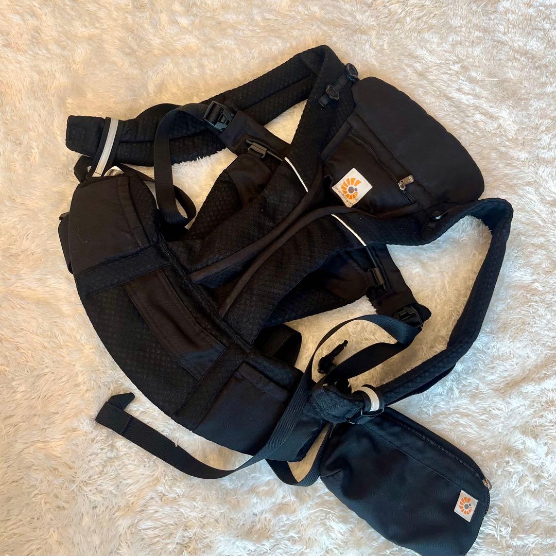 エルゴベビー オムニブリーズ 抱っこ紐 メッシュ オニキスブラック