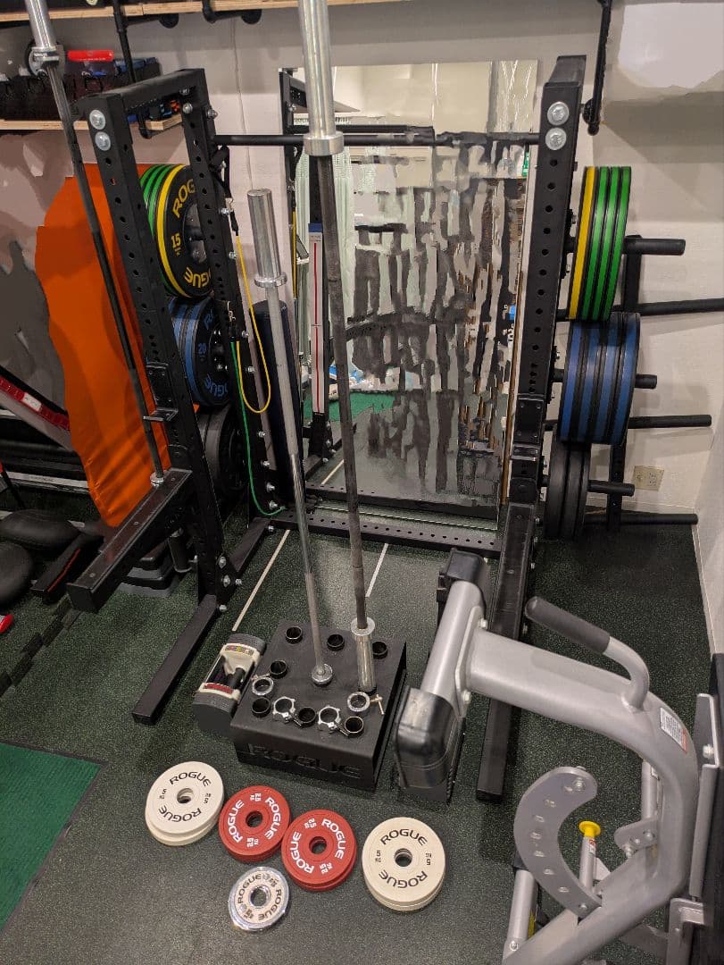 秘*地様 期間限定引き取り値引き　Rogue ハーフラック パワーラック一式セッ