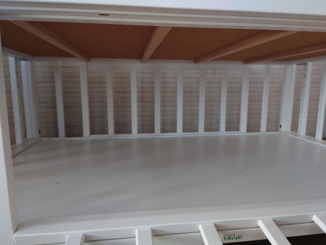 ヤマサキ　ベビーベッド　ツーオープンベッド