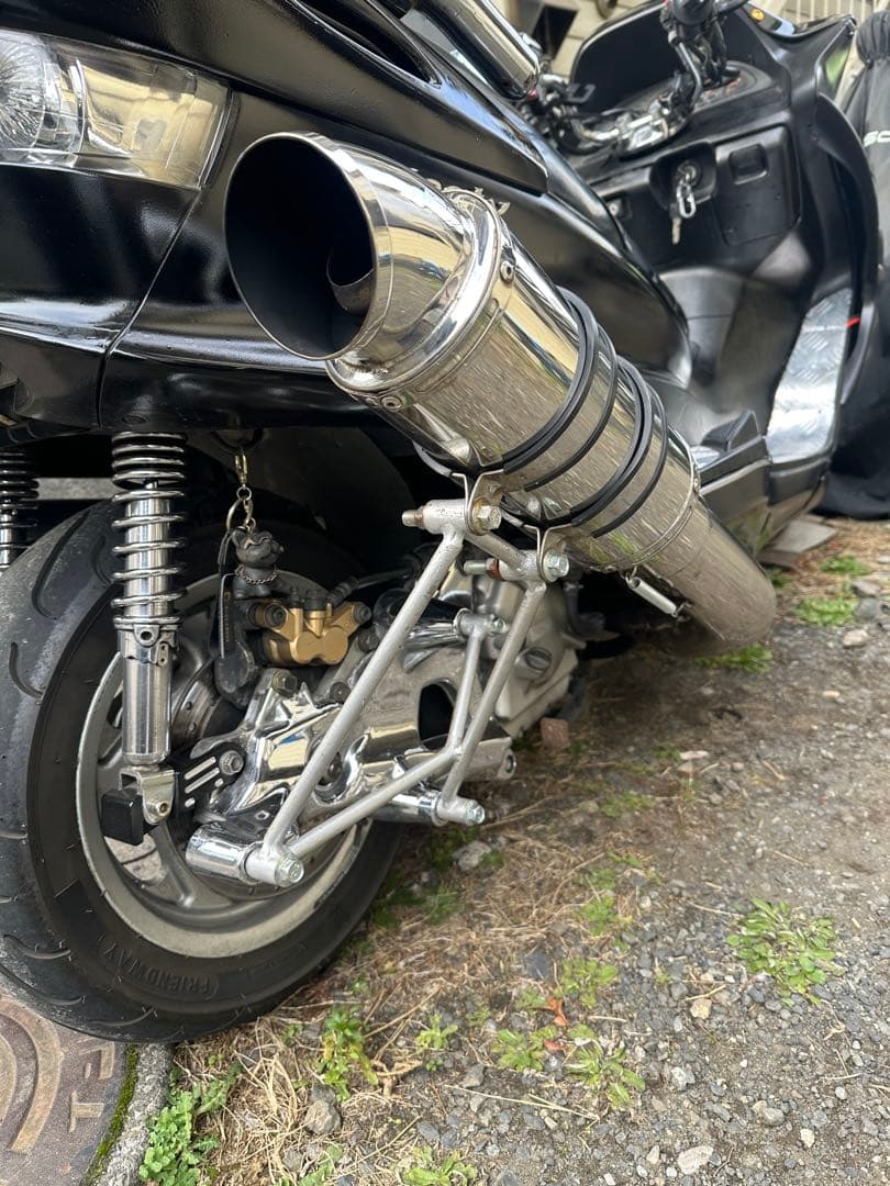 マジェスティ250 sg03j かち上げマフラー