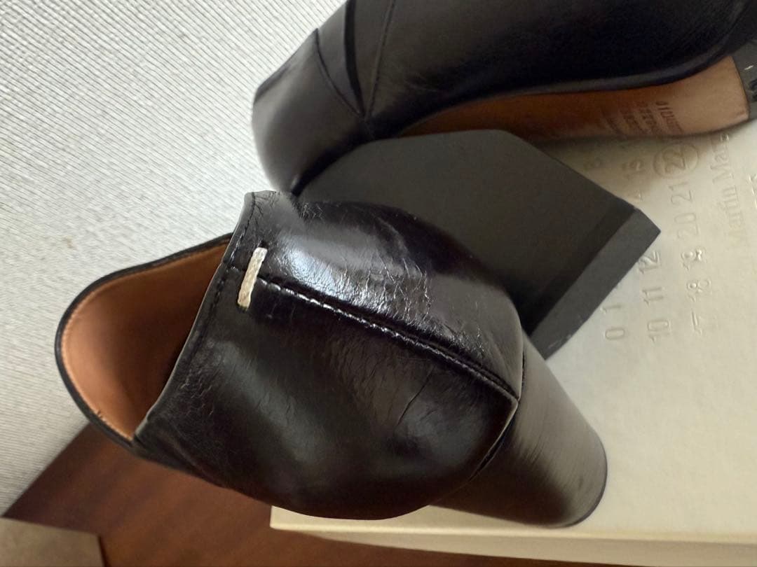 マルジェラ 37 ブーティ 黒 ブラック